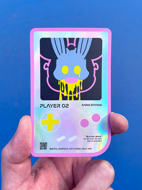 Player 02 - Game Station / 1 Carte de collection.