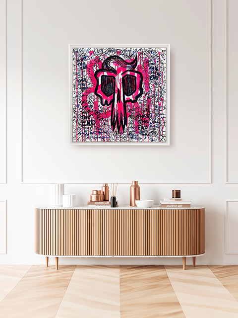 Tableau "This is The End" de Brutal Kortex - 80x80 cm