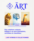 Créations uniques éditées à un seul exemplaire certifiées et classifiées. L'art hybride à collectionner.